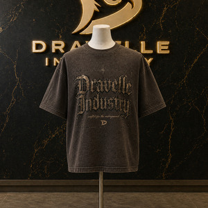 เสื้อยืดโอเวอร์ไซส์ผู้ชาย สไตล์ฮิปสเตอร์ Y2K ลายพิมพ์กราฟิก 100% ผ้าฝ้าย สีน้ำตาลเอสเพรสโซ ทรงบ็อกซี่ แขนสั้น ปรับแต่งได้ - Product Image 1