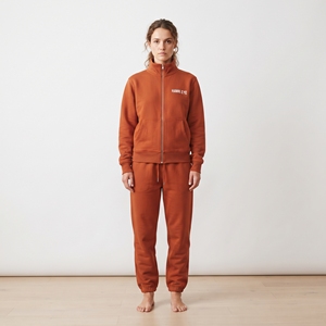 Ensemble de survêtement épais pour femme avec veste zippée et pantalon de survêtement à jambe droite – Tenue de sport décontractée - Product Image 5