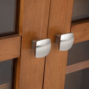 Mobiletto contenitore da ingresso Acadian marrone chiaro dorato per soggiorno - Product Image 2