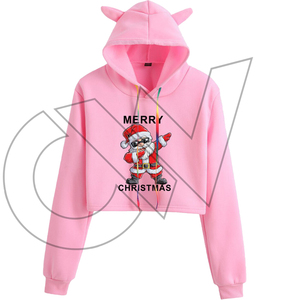 Carewear Sports ODM/OEM Wholesale Winter Women's Full <b>Zip</b> Hoodies Front Custom Print Logo Plus Size Polyester/Cotton Fleece - Product Image 1