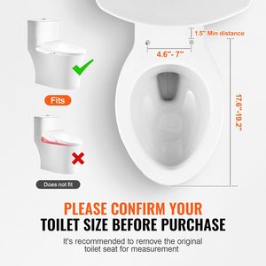 Sedile WC Bidet Quadrato Moderno con Seduta Riscaldata Intelligente, Controllo Laterale a Braccio, Elettrico 220V per Hotel e Bagni, Telecomando - Product Image 6