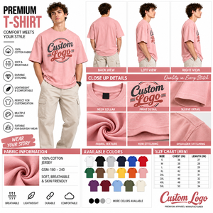 เสื้อยืดคอกลมแขนสั้นสีขาวสำหรับผู้ชาย แต่งขอบสีดำ ทรงปกติ สวมใส่สบาย ผ้าฝ้ายเจอร์ซีย์ ระบายอากาศได้ดี เป็นมิตรกับสิ่งแวดล้อม น้ำหนัก 180 กรัม - Product Image 5
