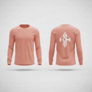 T-shirt Homme Manches Longues Col Rond 100% Coton Qualité Supérieure 2026 Style Oversize Personnalisé Décontracté Sur Demande RIVIAN ATLANTIC - Product Image 3