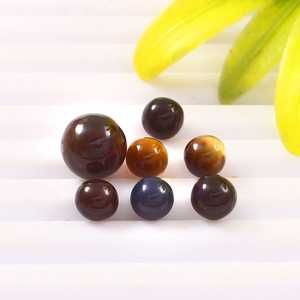 Esferas de Ópalo Negro Natural de 10 mm, Lisas y Redondas, Cristales Curativos, Piedras Preciosas Sueltas para Joyería, Lote al por Mayor - Product Image 1