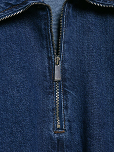 Chaqueta de mezclilla ligera para mujer, tejida, informal, de mezcla de algodón, transpirable, de manga larga, proveedor de fábrica OEM ODM personalizado - Product Image 6