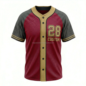 Custom 100% Polyester Lightweight Summer <b>Baseball</b> Shirts Blank Button Down Jersey Streetwear <b>Baseball</b> Jerseys - Product Image 3