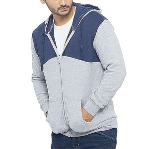 Casual Men Full Zip Up Hoodie Cotton Blended High Quality Custom Made Latest OEM Wholesale Pullover Streetwear Hoodie - Product Image 1