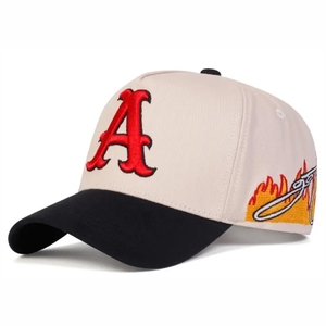 3D embroidery 2 Tone Colors Vintage Baseball Cap Wholesale Blank Custom Embroidered Logo Men Women Baseball <b>Hat</b> - Product Image 6