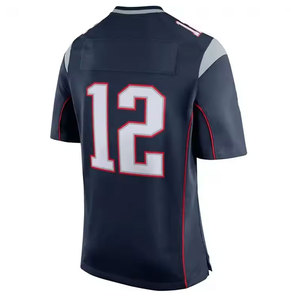 Nouveauté - Vêtements de sport - Impression personnalisée du nom - Tissu 100% polyester - Meilleur prix - Maillot de football américain - Product Image 3