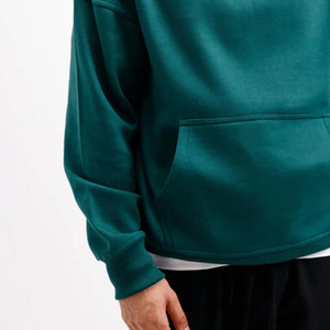 Sudadera con capucha holgada de alta calidad para hombre, estilo informal, de algodón grueso, 100% algodón mezclado, básica para el invierno - Product Image 5