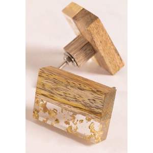 Boutons en résine et en bois multi-designs de qualité supérieure pour l'amélioration des meubles et l'organisation des armoires - Product Image 5