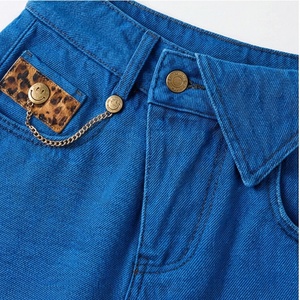 Shorts en jean cargo taille basse pour filles, nouveau style, sexy, extensibles, avec poches, couleur personnalisable, du fabricant - Product Image 4