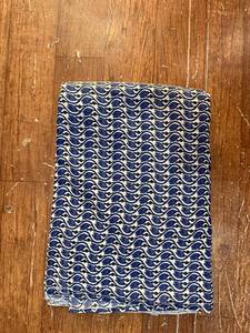 Modern Blue Serpentine Pattern Textile Cosmetic Bag Medium Size Zipper Closure Multi-Function - Product Image 3
