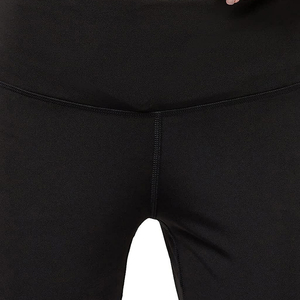 Women's Yoga Leggings Solid Black Color Seamless High Waist Fitness Wear Adult's Workout Compression Leggings - Product Image 2