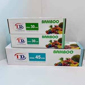 High Quality Soft PVC Cling <b>Wrap</b> Film Custom Logo Food Grade Eco-friendly Ready to Ship Home <b>Kitchen</b> Food Packaging - Product Image 1