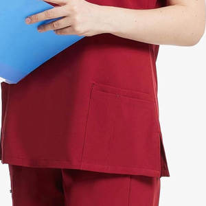Soft Comfortable Fabric Uniform Set For Long <b>Working</b> Hours Women <b>Scrub</b> Suit Durable Professional Apparel Women <b>Scrub</b> Suit - Product Image 3