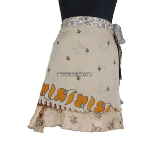 Minifaldas para Mujer 2026 - Minifaldas Reversibles de Dos Capas de Seda, Minifalda Cruzada, Estilo Gitano, Hippie, Bohemio, Indio, Retro - Product Image 2
