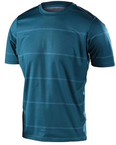 เสื้อยืดโพลีเอสเตอร์แห้งเร็วแขนสั้นสีเขียวมะกอกสำหรับผู้ชายทรงปกติเสื้อลำลอง - Product Image 3