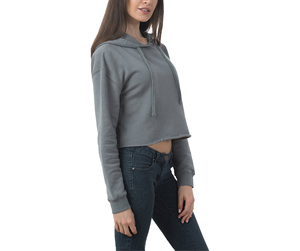 Sudadera corta con capucha para mujer, suéter de forro polar suave, sudadera corta de manga larga con capucha, ropa informal para calle, gimnasio, fitness, ropa de descanso - Product Image 5
