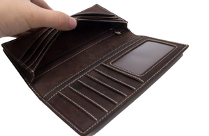 Nouveaux Portefeuilles Homme en Cuir Véritable de Vachette, Élégants et Tendance, Services OEM, Dernier Design, Format Court - Product Image 6