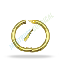 Stainless Steel Heavy Duty Corrosion Resistant Bull Ring Standard Size Farm Animal Veterinary Instrument for Cattle Nose Control
