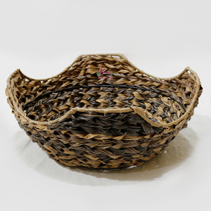 คอนโดแมวทรงหอคอยลายดอกไฮยาซินธ์ ดีไซน์ใหม่ - บ้านแมว 2 ชั้น ทอมือ พร้อมเสาข่วน - Product Image 2