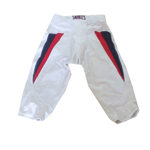 Pantalon de football américain avec rembourrage protecteur à lacets sur le devant, grande taille, protection UV, respirant pour les sports de haute performance - Product Image 2