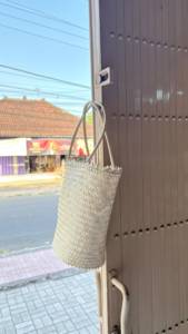 Indonesian's Best Seller Solid Color <b>Straw</b> Vintage Bohemian Embroidery <b>Tote</b> <b>Bag</b> Open Closure Summer Beach Women's Polyester - Product Image 4