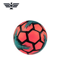 EMPIRE TREND WEARS Ballon de football d'entraînement pliable écologique de qualité supérieure, vert haute visibilité, avec chambre à air en latex 420g, durable