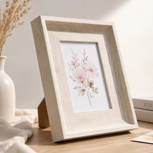 Cadre photo en bois fait main, cadre photo en bois massif naturel pour la décoration murale ou de table à la maison ou au bureau, design pour la décoration de la maison ou du bureau - Product Image 4