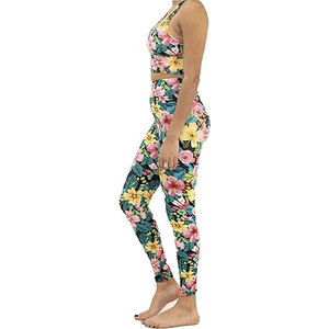 ชุดออกกำลังกายเนื้อผ้านุ่มเนียนสำหรับผู้หญิง ชุดบราและเลกกิ้งเข้าชุด เหมาะสำหรับยิม โยคะ พิลาทิส และสวมใส่ในชีวิตประจำวัน สวมใส่สบาย ระบายอากาศได้ดี - Product Image 3