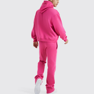 Ensemble de survêtement pour homme en molleton de coton lourd de qualité supérieure, 2 pièces, sweat-shirt à capuche et pantalon de jogging - Product Image 3