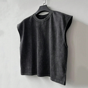 Harry Johnson Premium Quality Eco-Friendly Vintage Men's Gym Singlet Lightweight Knitted Sleeveless Breathable Quick Tank Top - Product Image 5