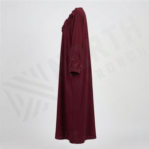 2025 OEM Kimono Outwear Abaya High Stretch Soft Thicker Polyester Fabric Muslim Women V Neck Long Sleeve Party Ramadan Wedding - Product Image 3