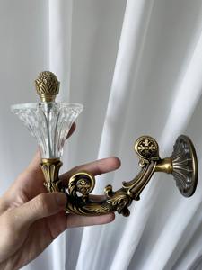 Soporte de Cristal para Cortinas, Estilo Lámpara de Diseño, Gancho de Pared Elegante, Ideal para Sala de Estar, Habitación de Invitados, Oficina y Vestíbulo - Product Image 4