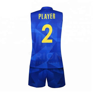 Maillot de volley-ball à prix avantageux, impression par sublimation, nouvelle arrivée, sur mesure, en vente en ligne - Product Image 2