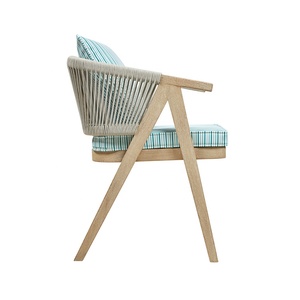 Chaise de salle à manger en bois moderne au design unique, faite à la main, avec des cordes, écologique, durable, pour la maison, le bureau, le restaurant - Product Image 5