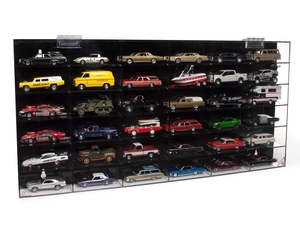 <span class=keywords><strong>Coches</strong></span> de Juguete de Alta Calidad Personalizados de Acrílico Estilo 24, Apilables, de Metal Fundido a Presión, Escala 1:64, con Caja de Exhibición Transparente - Product Image 2