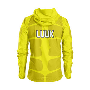 Chaqueta con capucha para hombre, personalizada, 100% nailon, transpirable, antibacteriana, ecológica, impermeable, cortavientos, para primavera. - Product Image 6