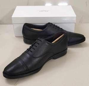 Zapatos Oxford de Piel Genuina con Cordones para Hombre, Impermeables, para Oficina, Carrera y Boda, Antideslizantes, Ligeros y de Secado Rápido - Product Image 3