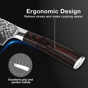 Couteaux de cuisine de chef de style japonais de qualité supérieure en gros, en acier inoxydable de haute qualité, faits à la main, ambidextres, marque privée - Product Image 6