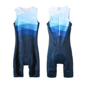 Traje de Ciclismo y Triatlón Personalizado OEM, Transpirable, Sublimado, Tallas Grandes, Ecológico, Uniforme de Equipo para Hombre y Mujer, Poliéster/Spandex - Product Image 1