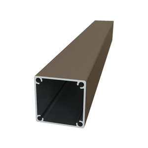 ระบบเสาอลูมิเนียมสำหรับรั้วแบบกำหนดความยาวได้ - ขนาด 50x50 มม. x 5.8 ม. - สีที่คุณเลือกได้ - Product Image 1