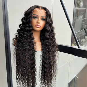 Merveilleux pas cher vague profonde bouclée Super prix chaud belle Texture cuticule aligné Extensions de cheveux perruque frontale cheveux bouclés birmans - Product Image 2