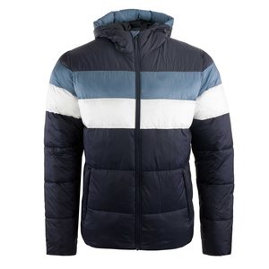Chaqueta acolchada gruesa para hombre con logo personalizado, ropa casual, chaqueta cálida de invierno, chaqueta bomber para hombre, chaqueta impermeable tipo burbuja. - Product Image 1