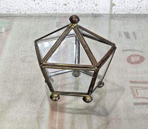 Elegant Customizable Size Jewelry <b>Box</b> Beautiful <b>Glass</b> Design Jewelry <b>Box</b> Handmade Classic Jewelry Gold Plated - Product Image 6