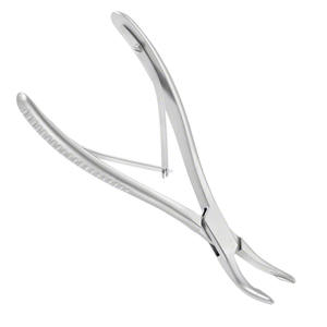 Jansen Stainless Steel Precision Bone Rongeur 7" Curved 4mm Jaws Class I for Orthopedic Surgical <b>Instruments</b> By Grip Surgical - Product Image 2