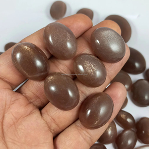 Venta al por mayor de piedra lunar natural pulida a mano, cabujón de cuarzo, piedras preciosas curativas semipreciosas, piedras preciosas sueltas - Product Image 4