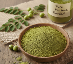 Poudre de feuilles de Moringa 100% pure et naturelle, extrait de Moringa, superaliment, fournisseur en gros, export Inde, maille fine, durée de conservation 24 mois - Product Image 3