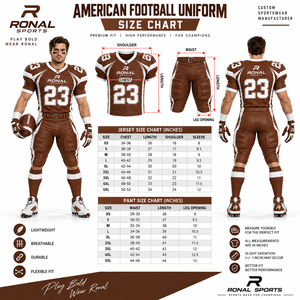 Uniforme de Fútbol Americano de Poliéster de Alta Calidad, Personalizado para Equipos Deportivos, Sublimado, para Hombre - Product Image 6